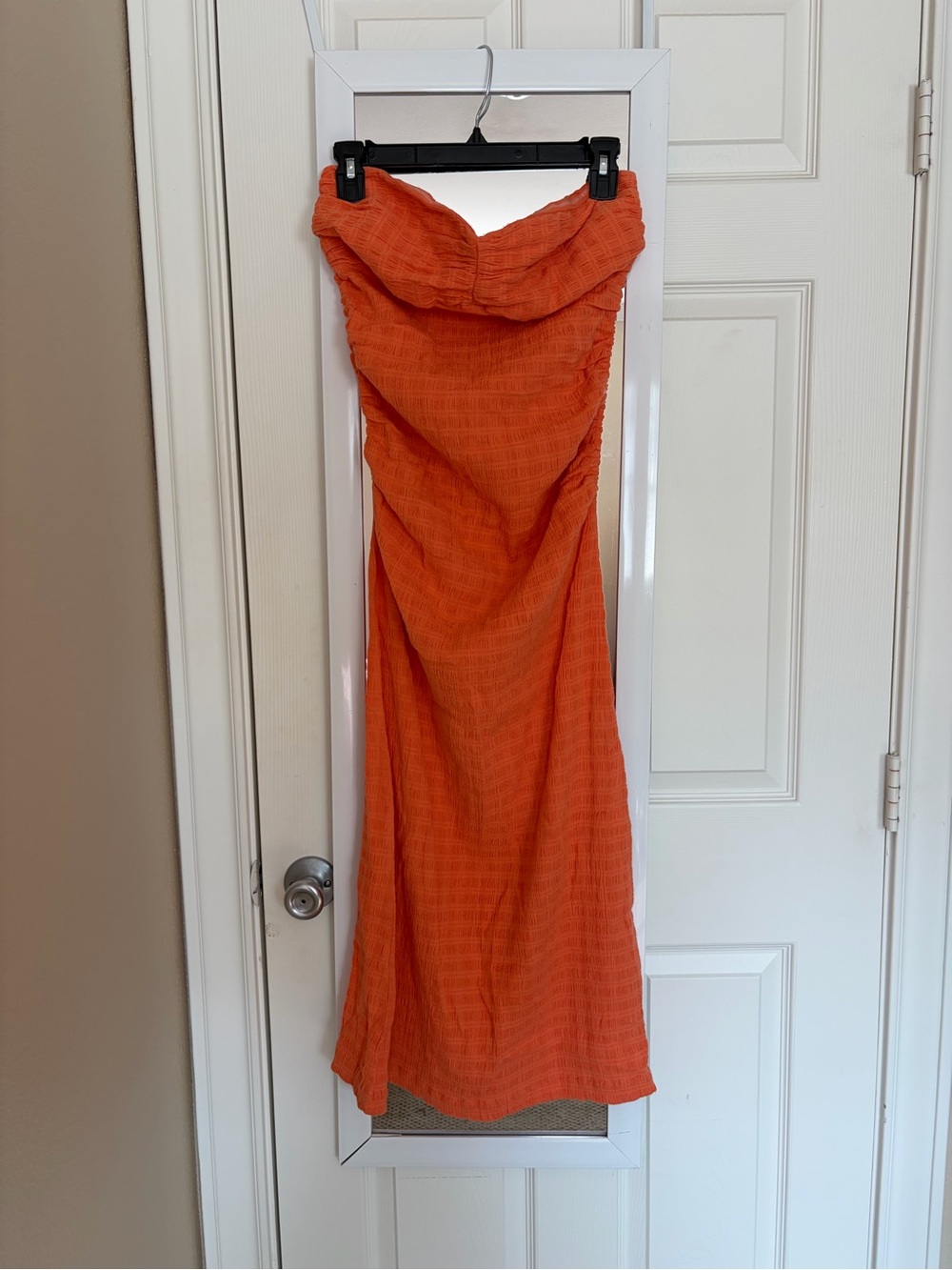 Free People Strapless Ruched Midi Dress